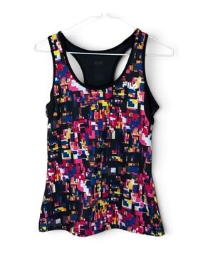 FILA Athletic Workout Colorful Graphic Tank Top